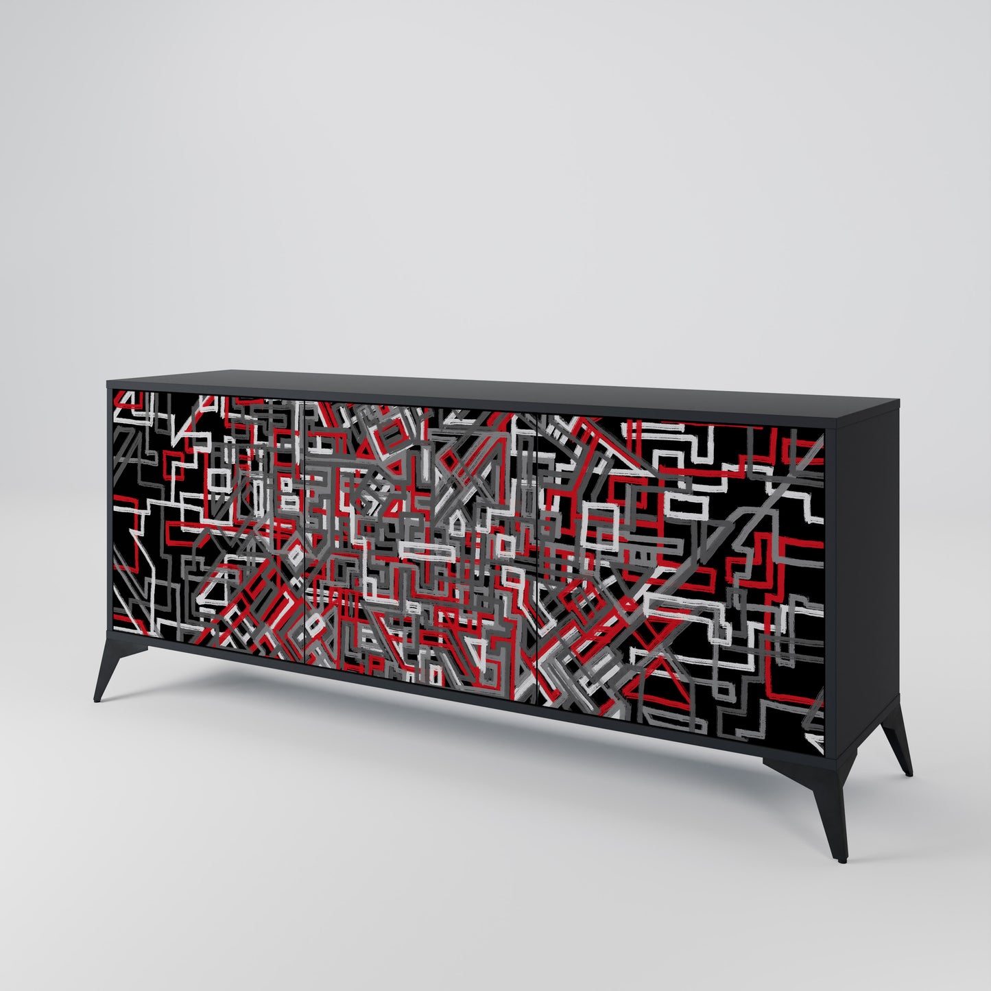 BROKEN LINES 3-türiges Sideboard
