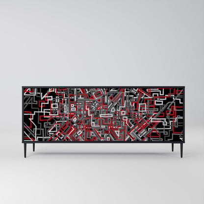 BROKEN LINES 3-türiges Sideboard