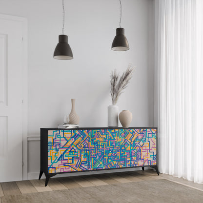MEMORIES MAP 3-türiges Sideboard