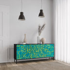 NOSTALGIC MEMORIES 3-Door Sideboard in Black Finish