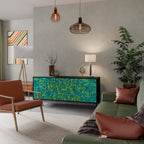 NOSTALGIC MEMORIES 3-Door Sideboard in Black Finish