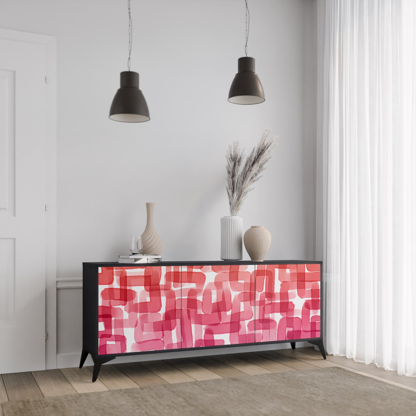 KALEIDOSCOPIC CUBISM 3-türiges Sideboard