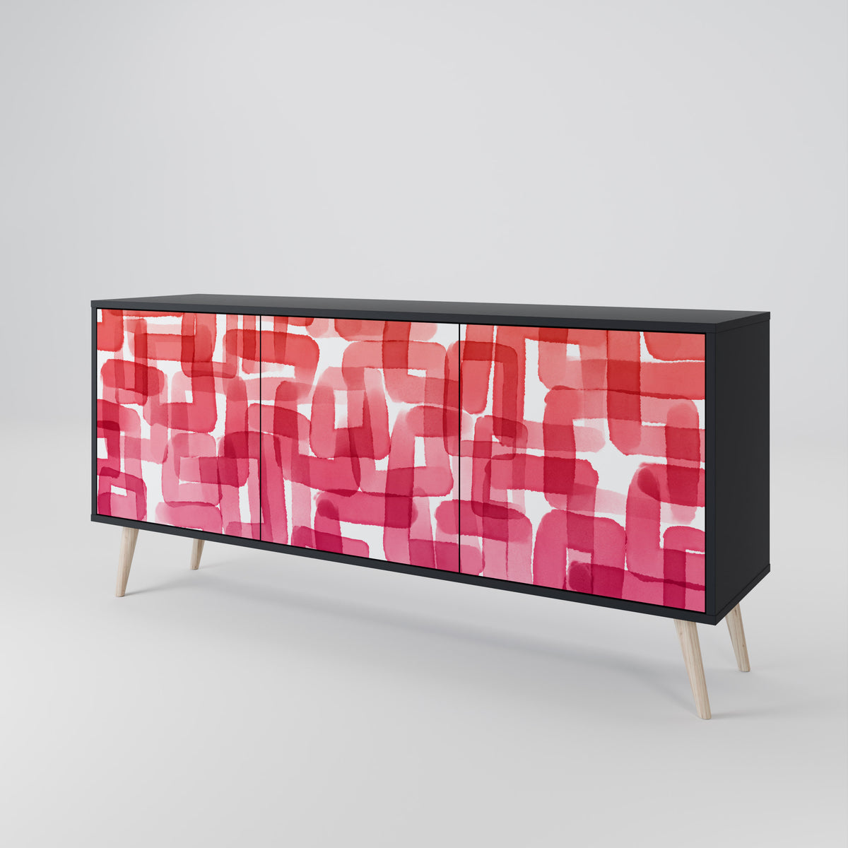 KALEIDOSCOPIC CUBISM 3-türiges Sideboard