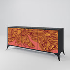 FLOATING THOUGHTS 3-Door Sideboard in Black Finish