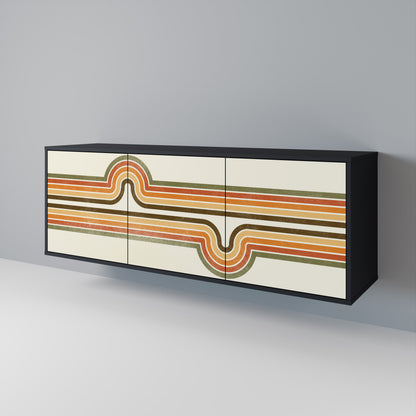 EXCEPTIONAL STREAM 3-türiges Sideboard