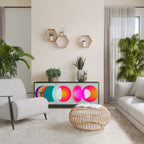 SYMPHONY OF COLORS Sideboard mit 3 Türen in Schwarz