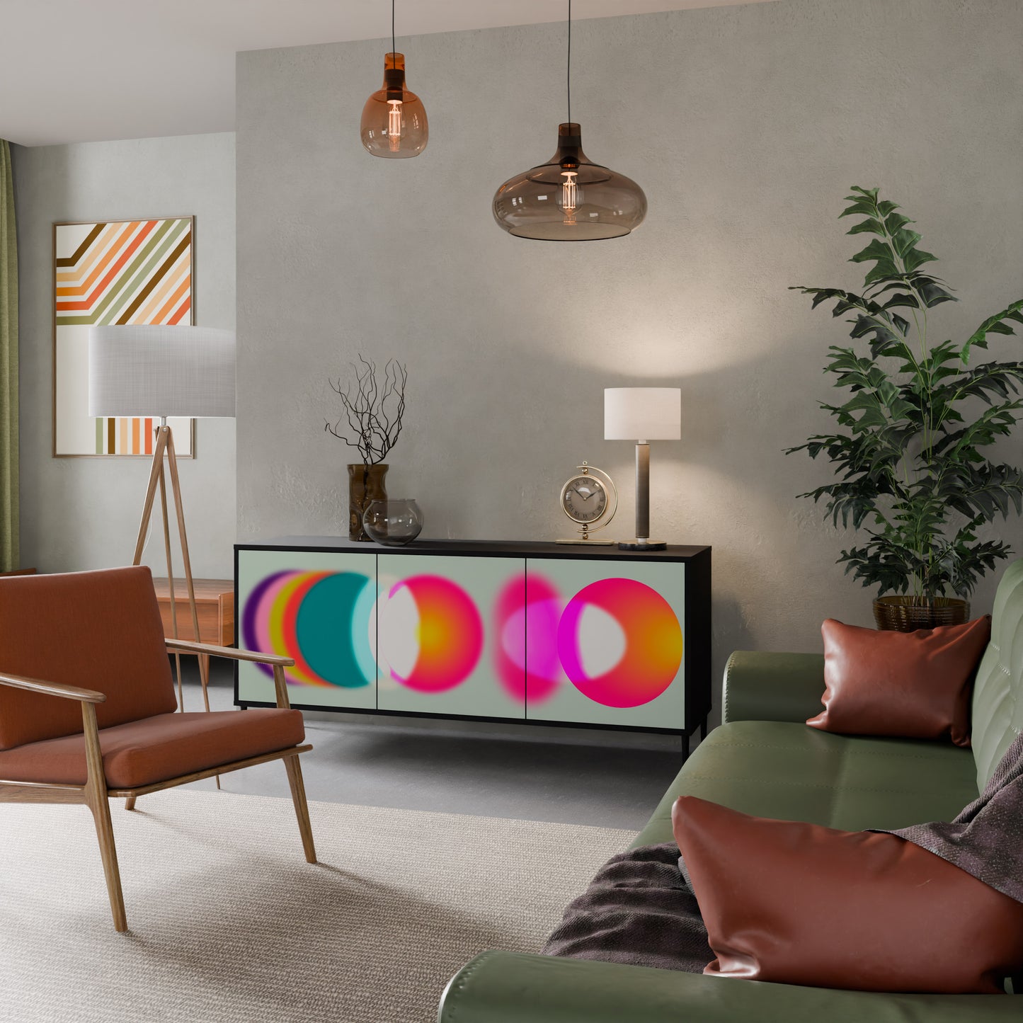 SYMPHONY OF COLORS 3-türiges Sideboard