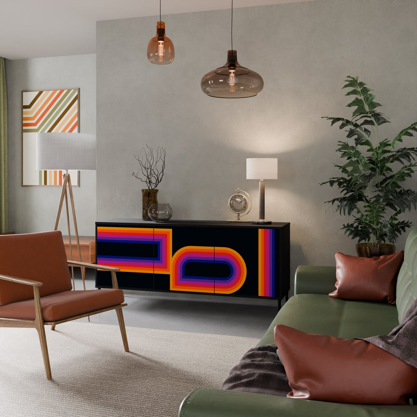 BLINDED BY THE LIGHTS 3-türiges Sideboard