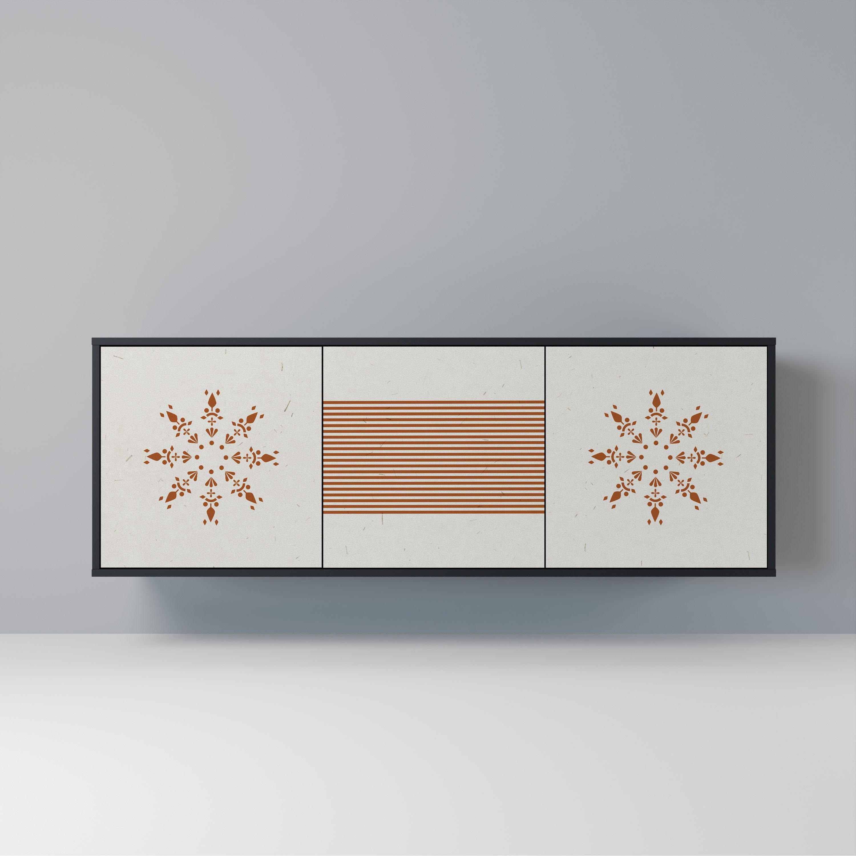 DAILY HARMONY 3-türiges Sideboard in Schwarz