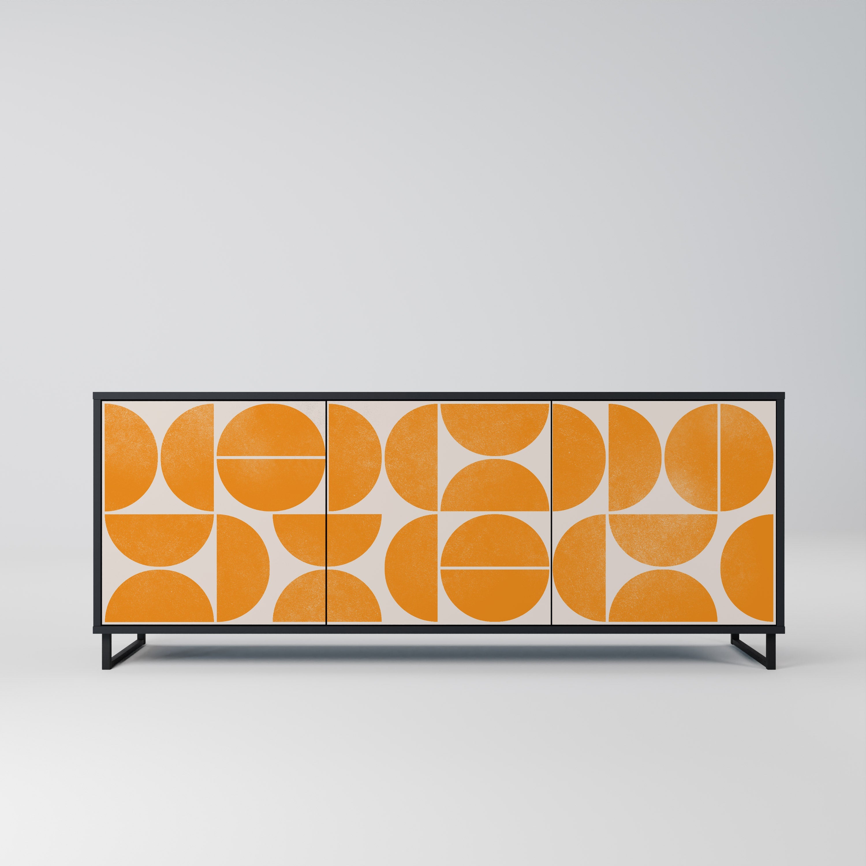 RECURRING DREAMS 3-türiges Sideboard in Schwarz