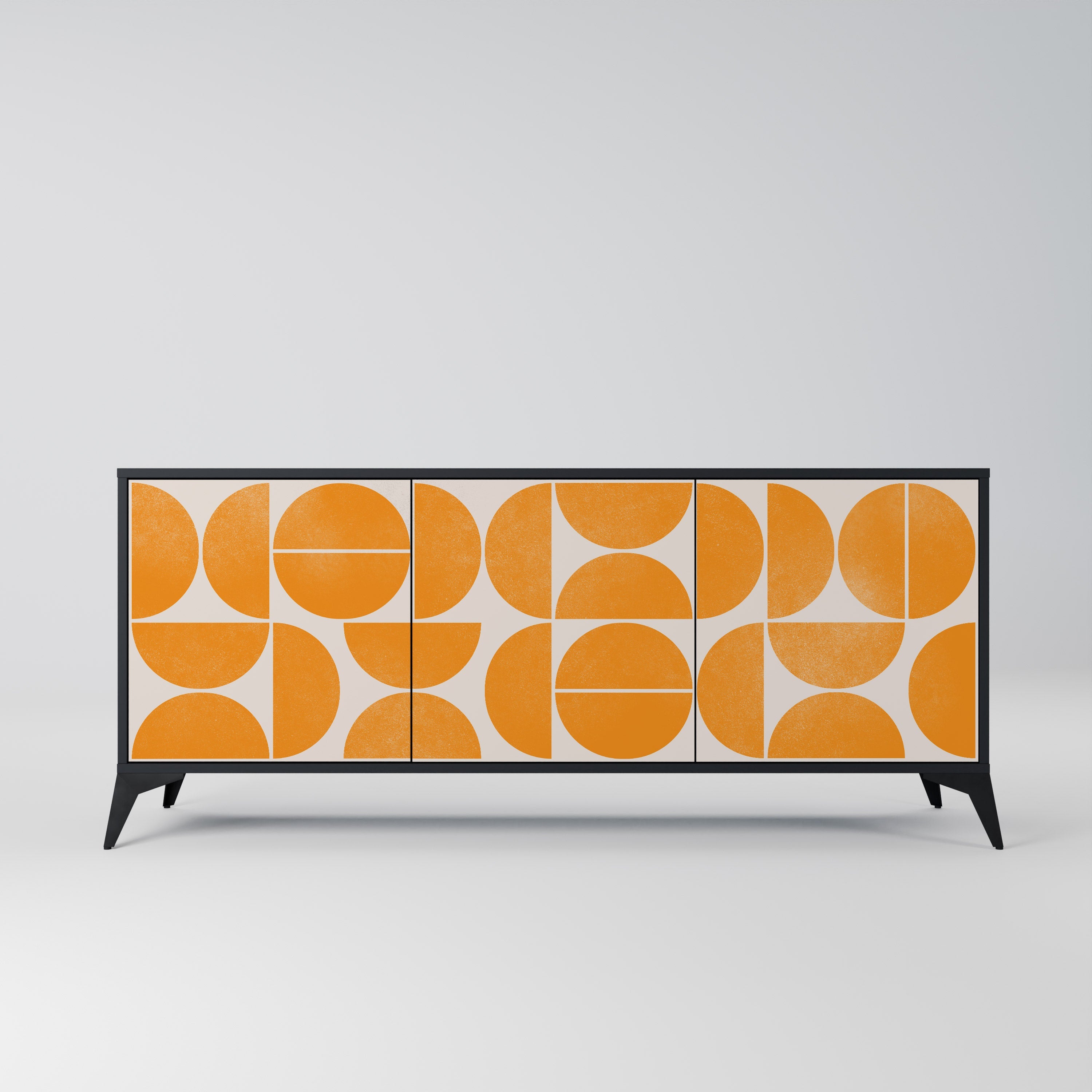 RECURRING DREAMS 3-türiges Sideboard in Schwarz