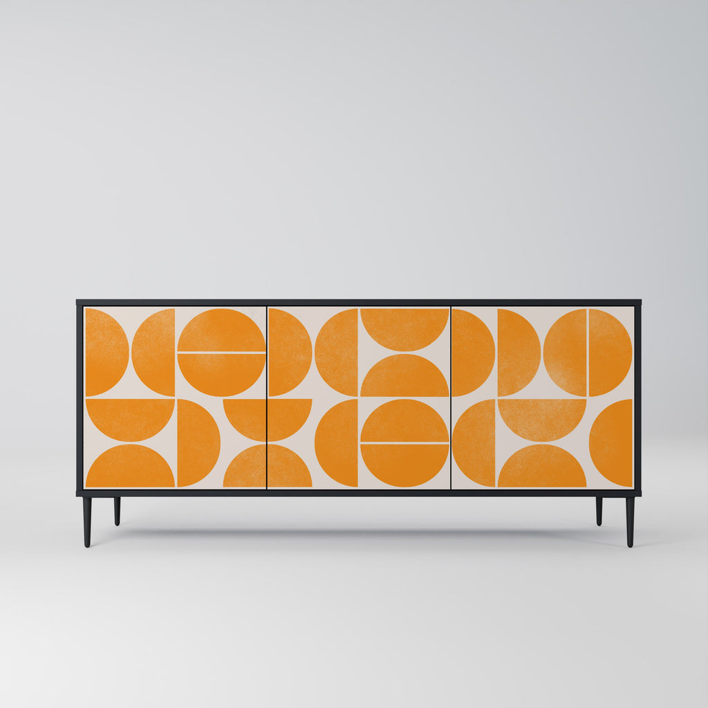 RECURRING DREAMS 3-türiges Sideboard in Schwarz