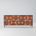 REPETITION COMPULSION 3-Door Sideboard in Black Finish