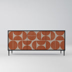 REPETITION COMPULSION 3-Door Sideboard in Black Finish