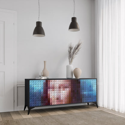 CONSTRUCTIVE ART 3-türiges Sideboard