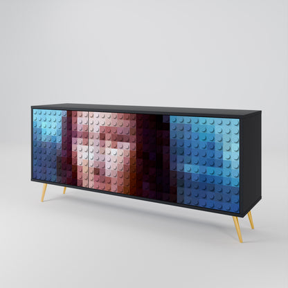 CONSTRUCTIVE ART 3-türiges Sideboard