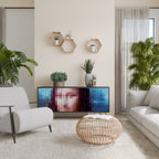 CONSTRUCTIVE ART 3-Door Sideboard in Black Finish