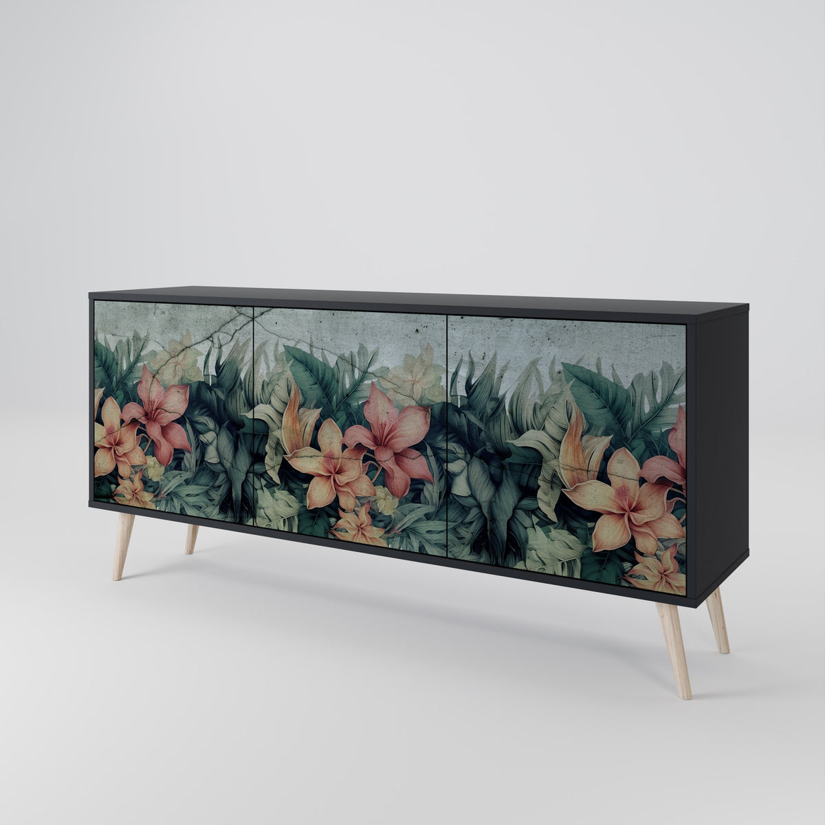 HEAVENLY BLOOM 3-türiges Sideboard