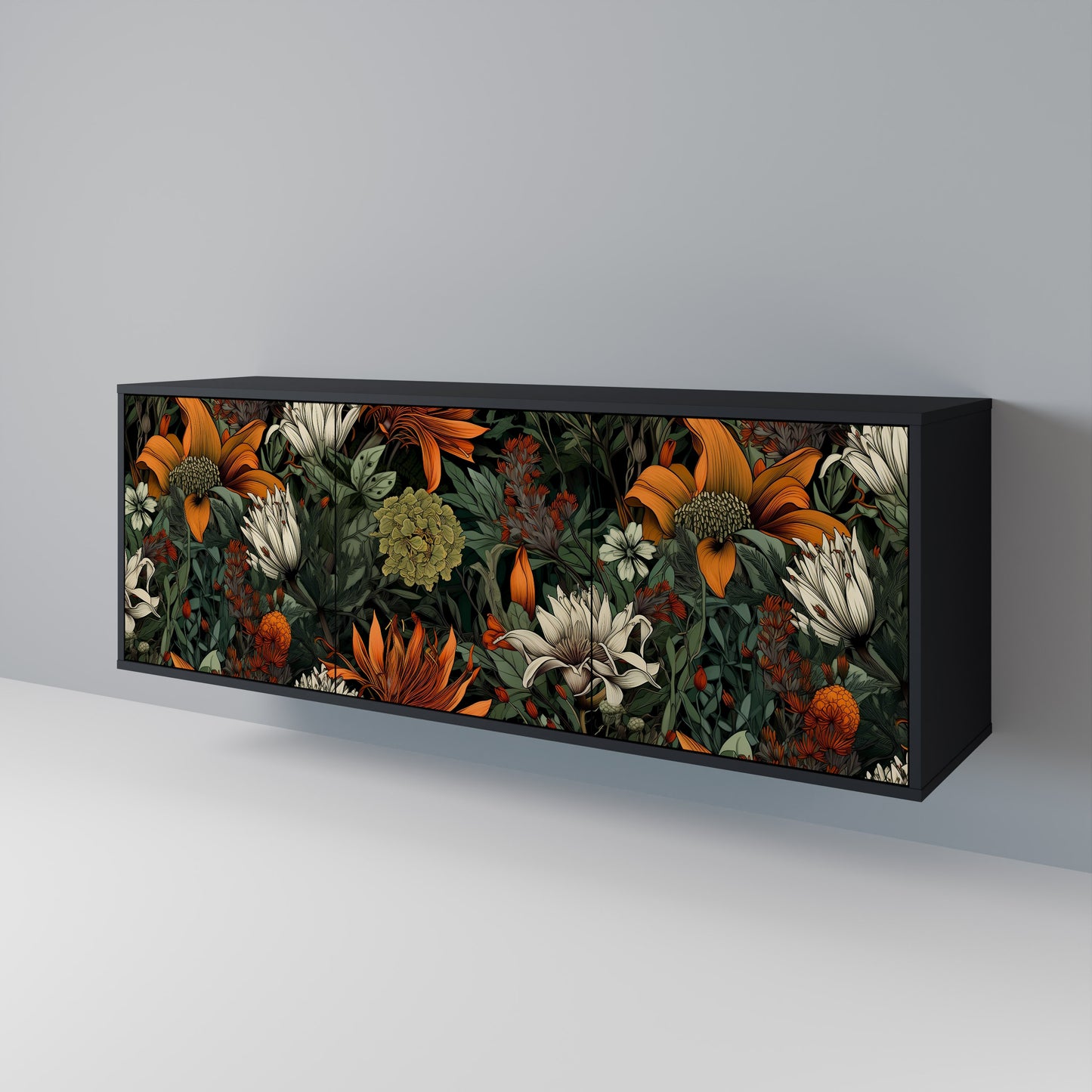 MIDNIGHT SPROUT 3-türiges Sideboard