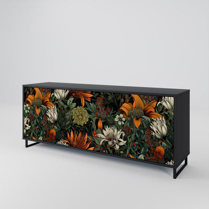 MIDNIGHT SPROUT 3-türiges Sideboard