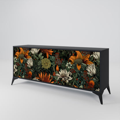 MIDNIGHT SPROUT 3-türiges Sideboard