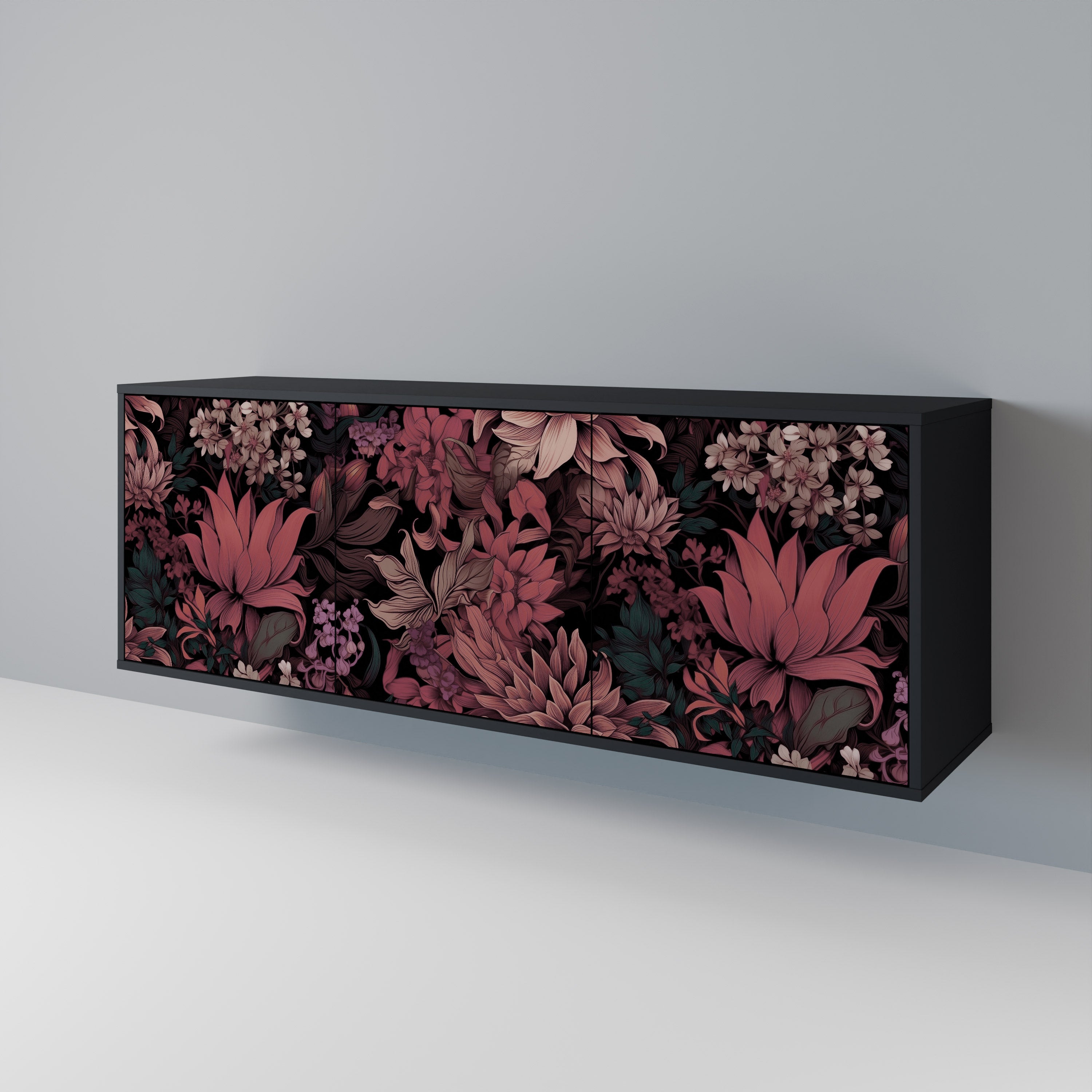 FLORAL WHISPER 3-Door Sideboard