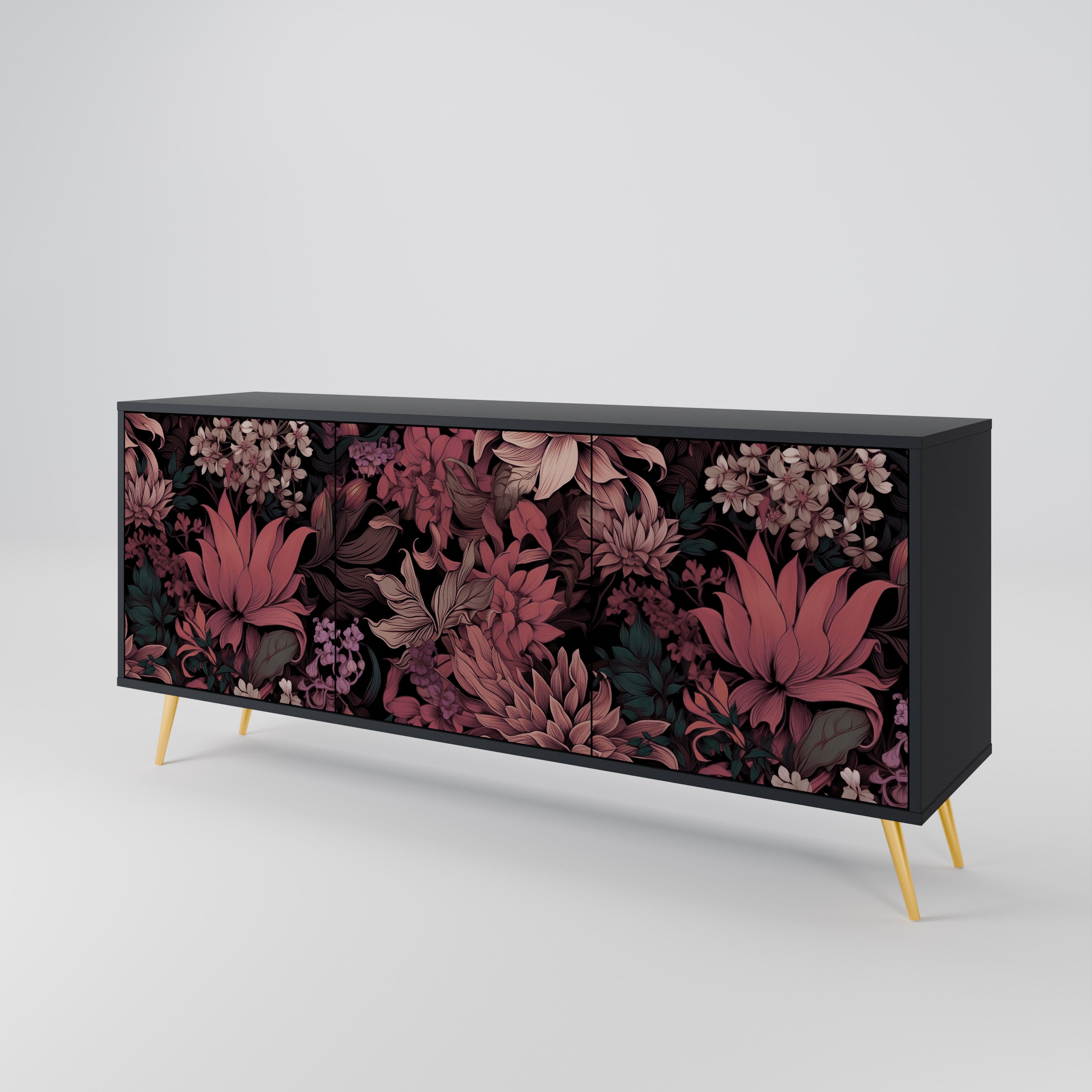 FLORAL WHISPER 3-Door Sideboard