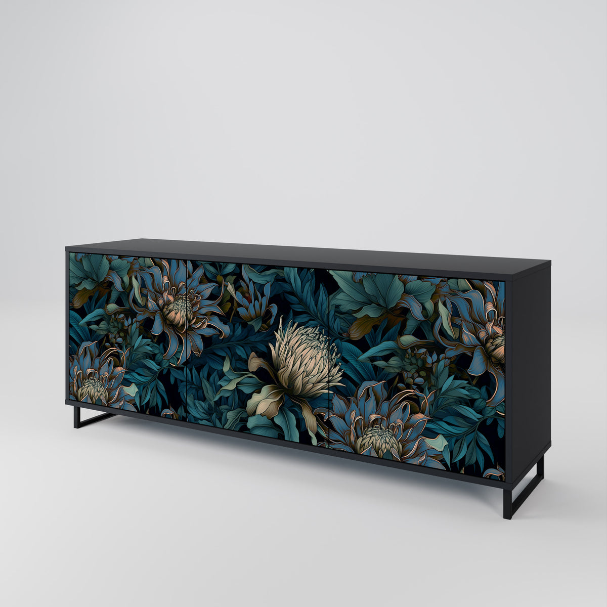 TWILIGHT BLOOM 3-türiges Sideboard