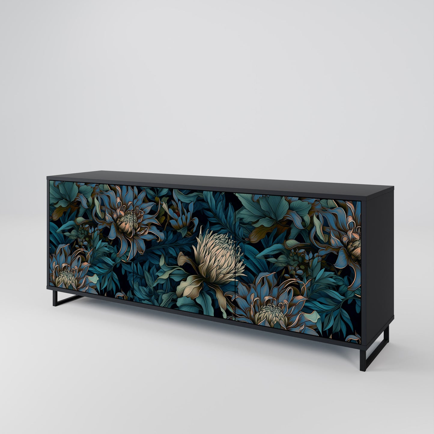 TWILIGHT BLOOM 3-türiges Sideboard