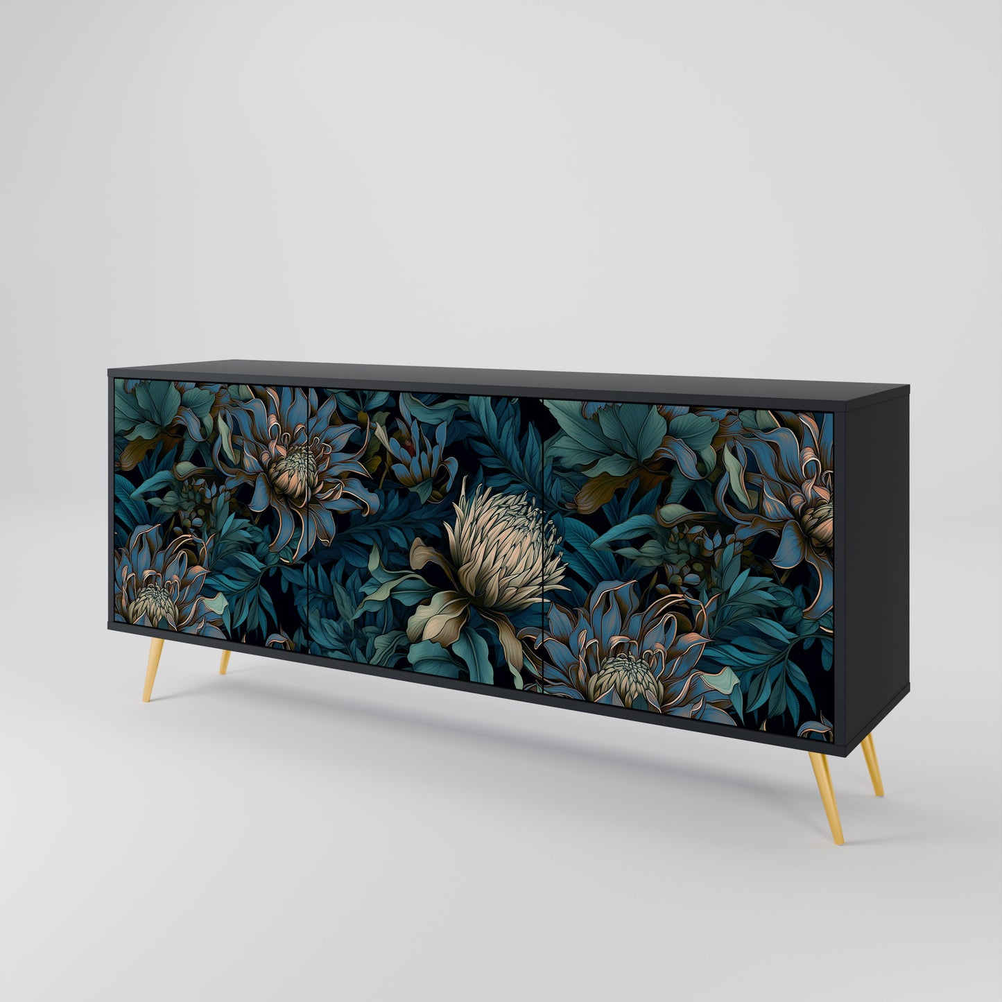 TWILIGHT BLOOM 3-türiges Sideboard