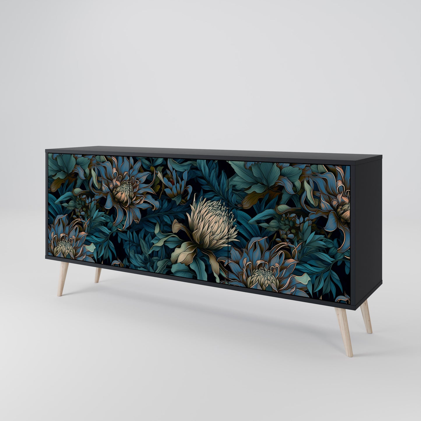 TWILIGHT BLOOM 3-türiges Sideboard