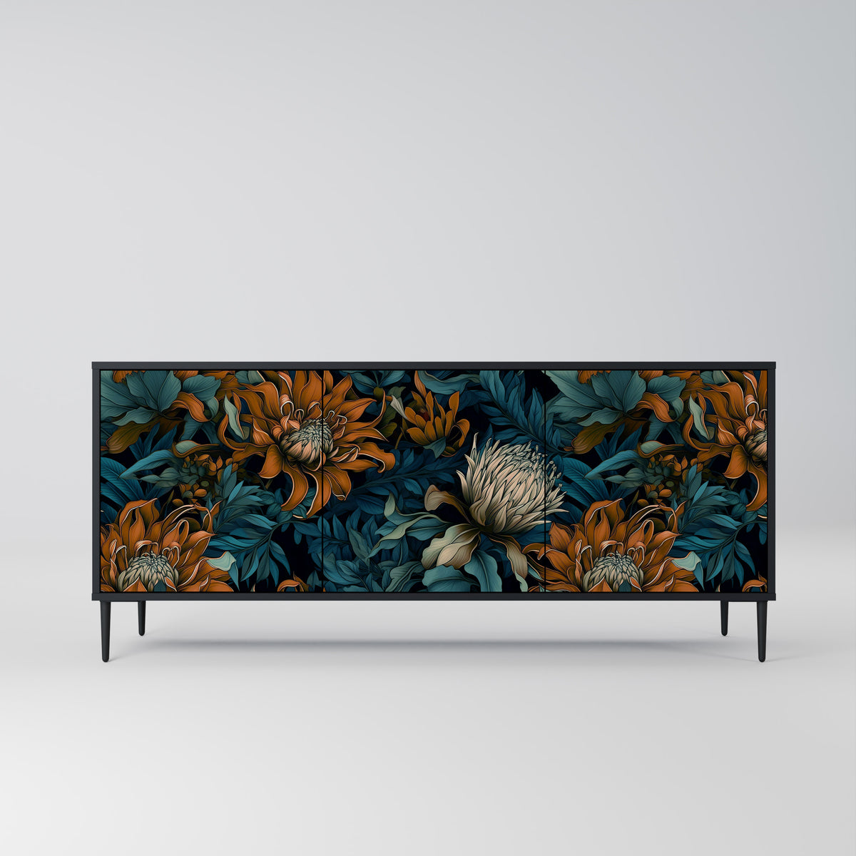 MORNING BLOOM 3-türiges Sideboard