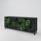 INFINITE MONSTERA Sideboard mit 3 Türen in Schwarz
