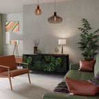 INFINITE MONSTERA Sideboard mit 3 Türen in Schwarz