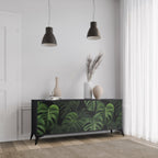 INFINITE MONSTERA Sideboard mit 3 Türen in Schwarz