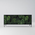 INFINITE MONSTERA Sideboard mit 3 Türen in Schwarz
