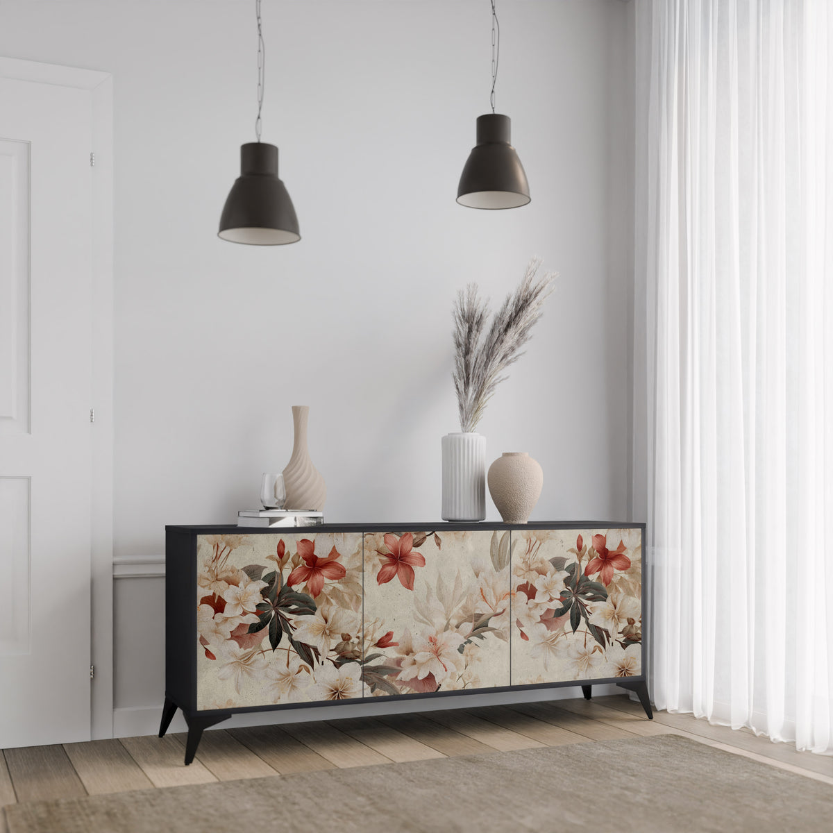 PETAL HARMONY 3-türiges Sideboard