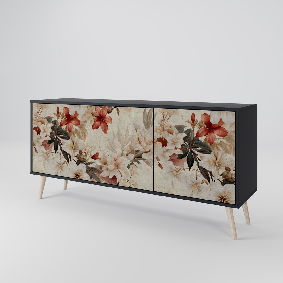 PETAL HARMONY 3-türiges Sideboard