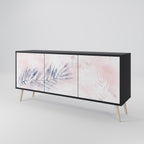 TIMELESS FLOAT 3-Door Sideboard in Black Finish