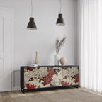 EPHEMERAL DAYS Sideboard mit 3 Türen in Schwarz