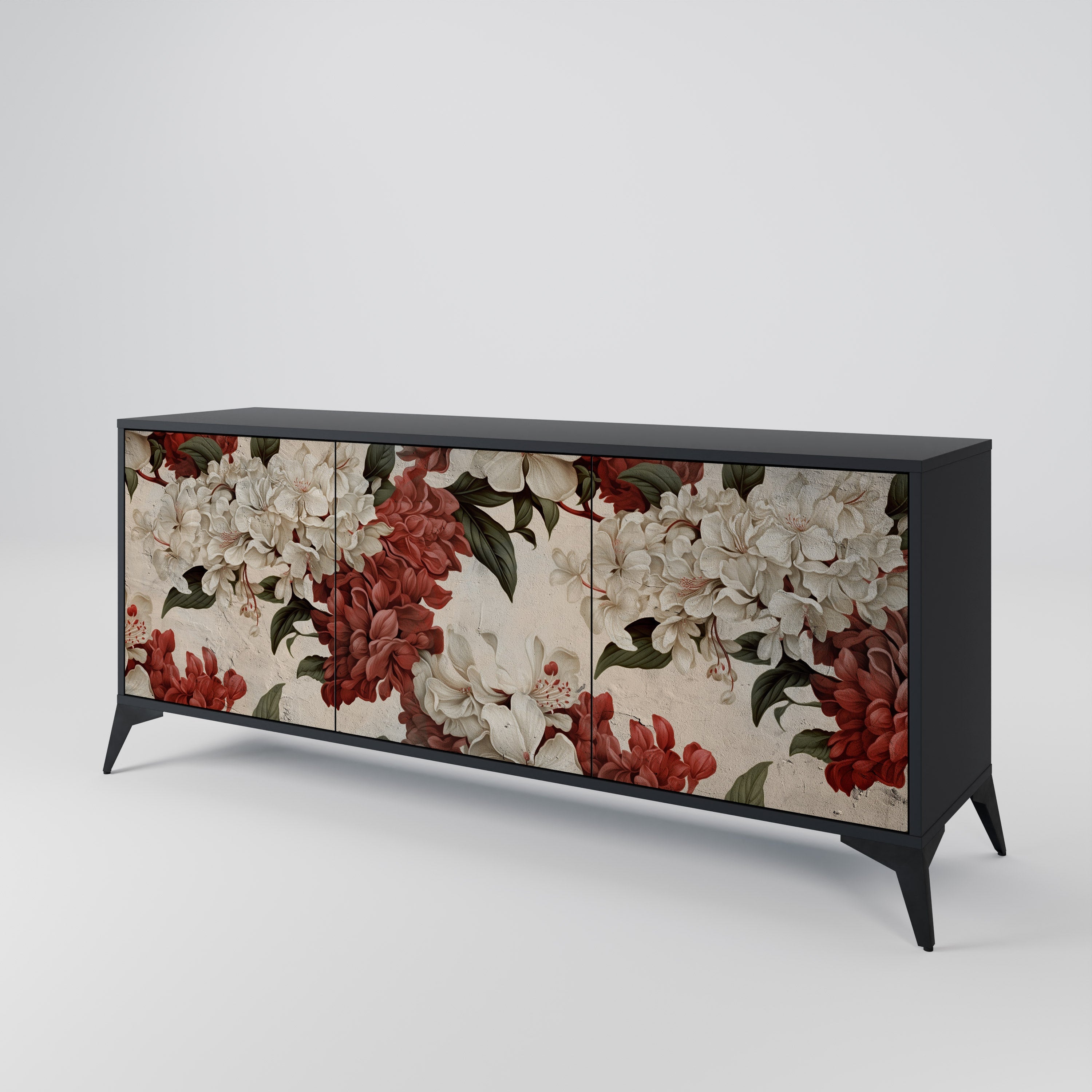 EPHEMERAL DAYS Sideboard mit 3 Türen in Schwarz