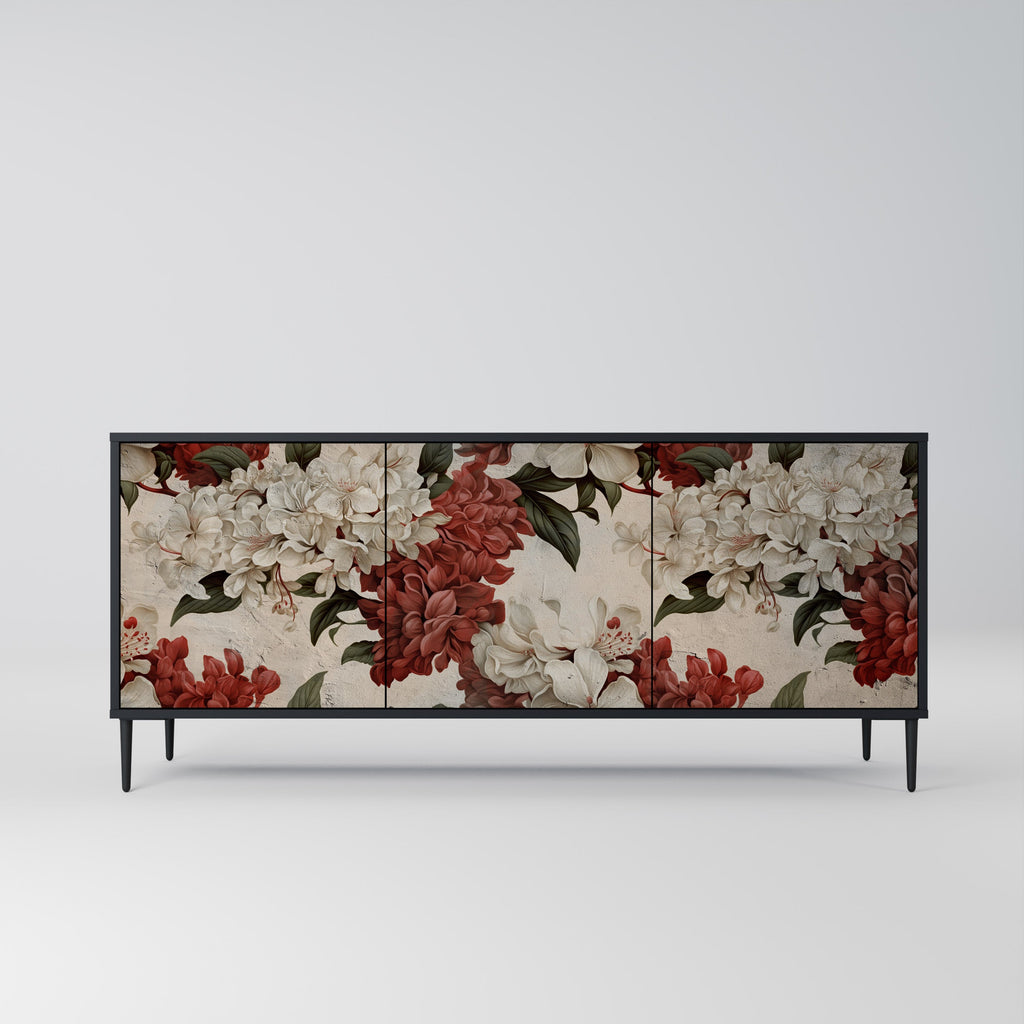 EPHEMERAL DAYS Sideboard mit 3 Türen in Schwarz