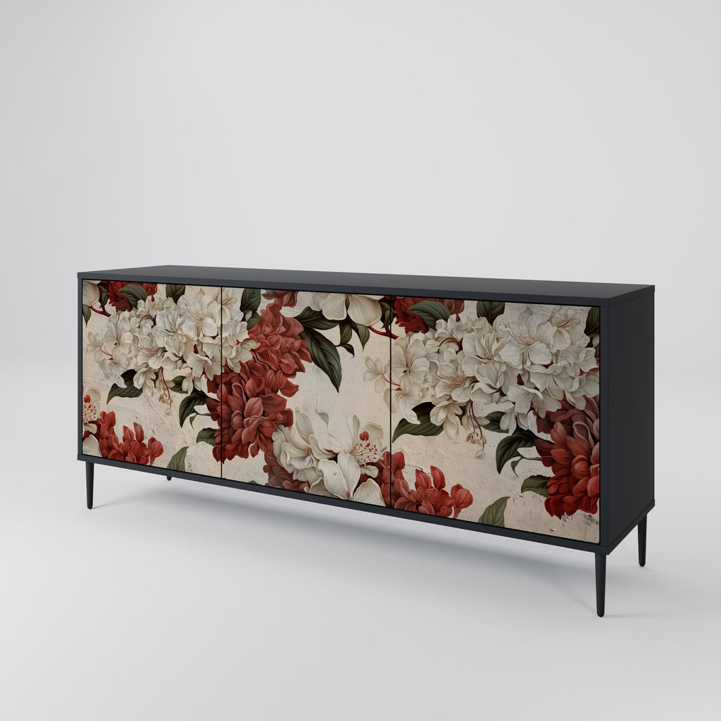 EPHEMERAL DAYS Sideboard mit 3 Türen in Schwarz