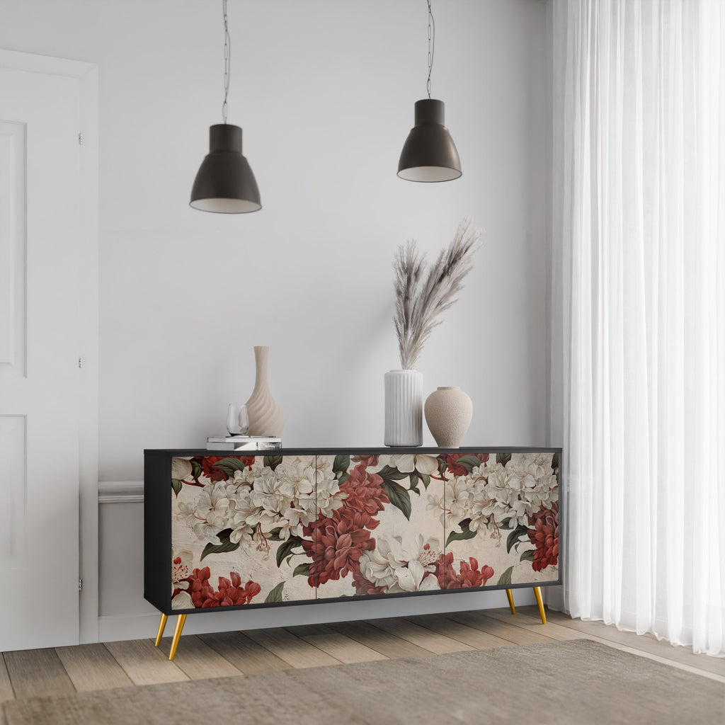 EPHEMERAL DAYS Sideboard mit 3 Türen in Schwarz