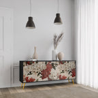 EPHEMERAL DAYS Sideboard mit 3 Türen in Schwarz