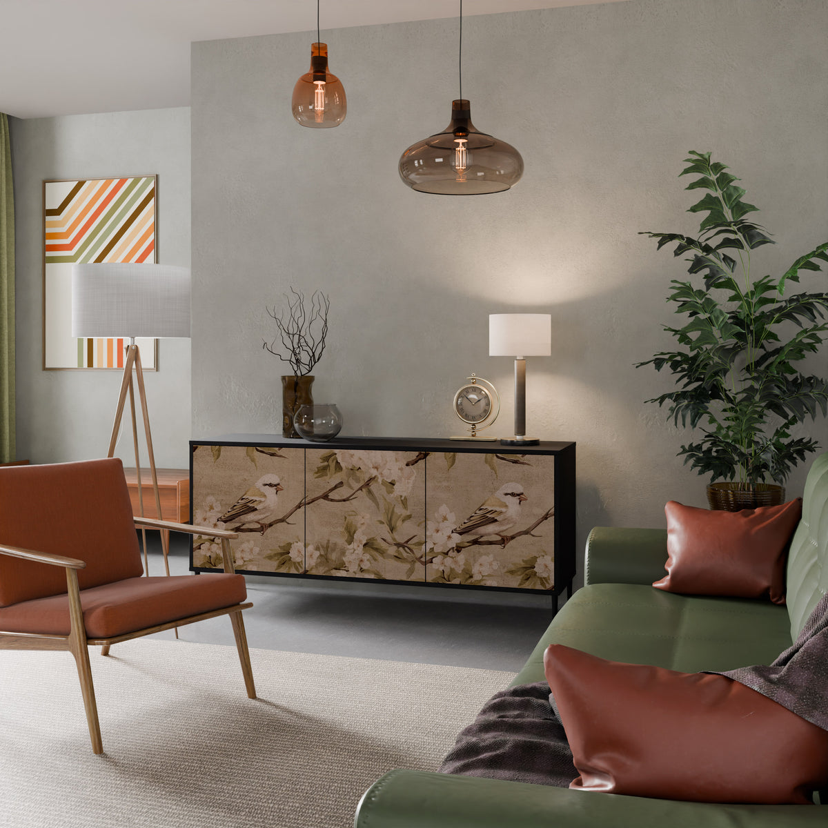 PETAL DISTINGUISH 3-türiges Sideboard