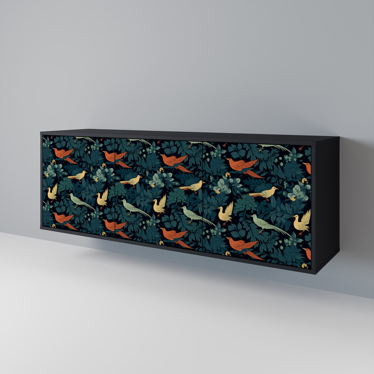 FOWL ORNAMENT 3-türiges Sideboard