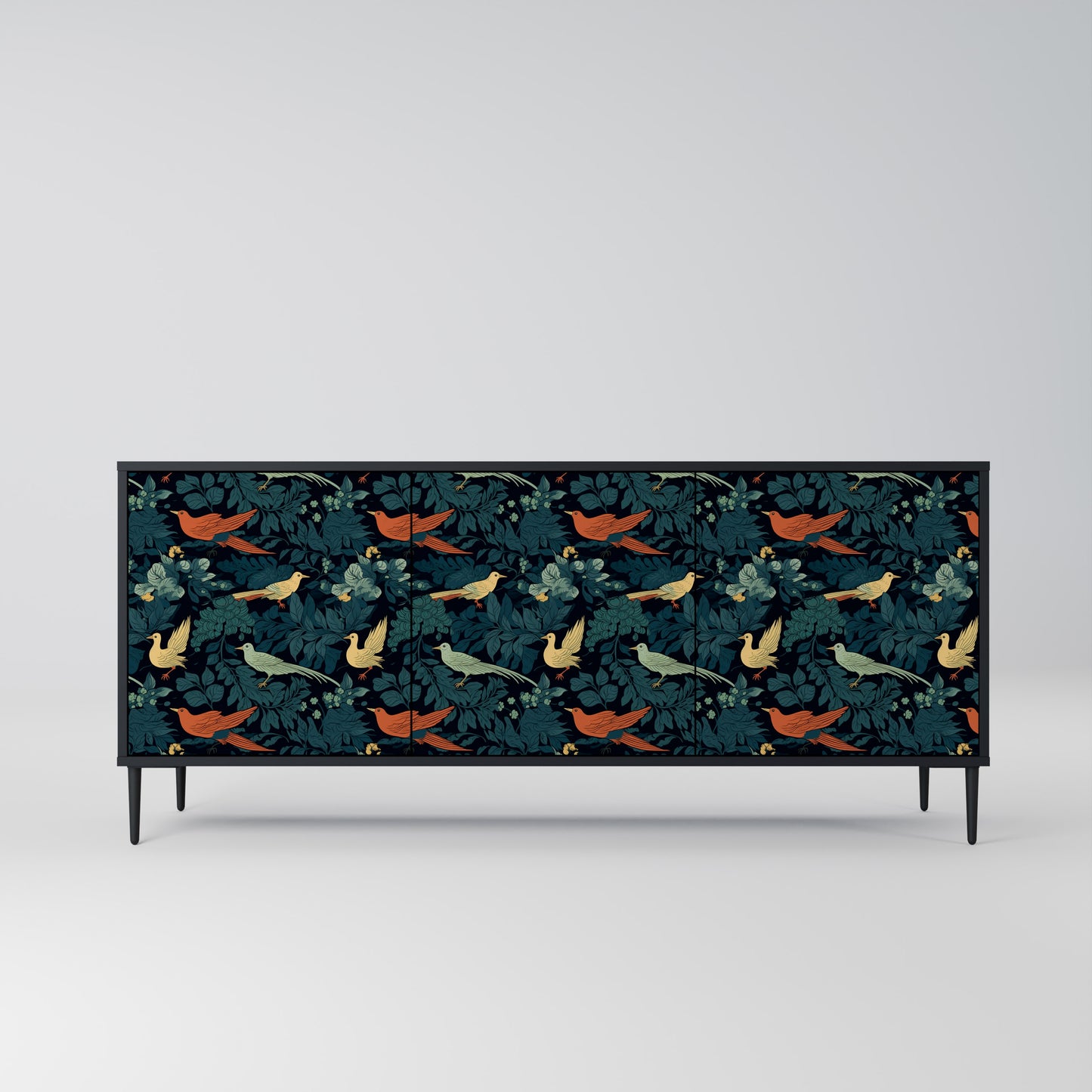 FOWL ORNAMENT 3-türiges Sideboard