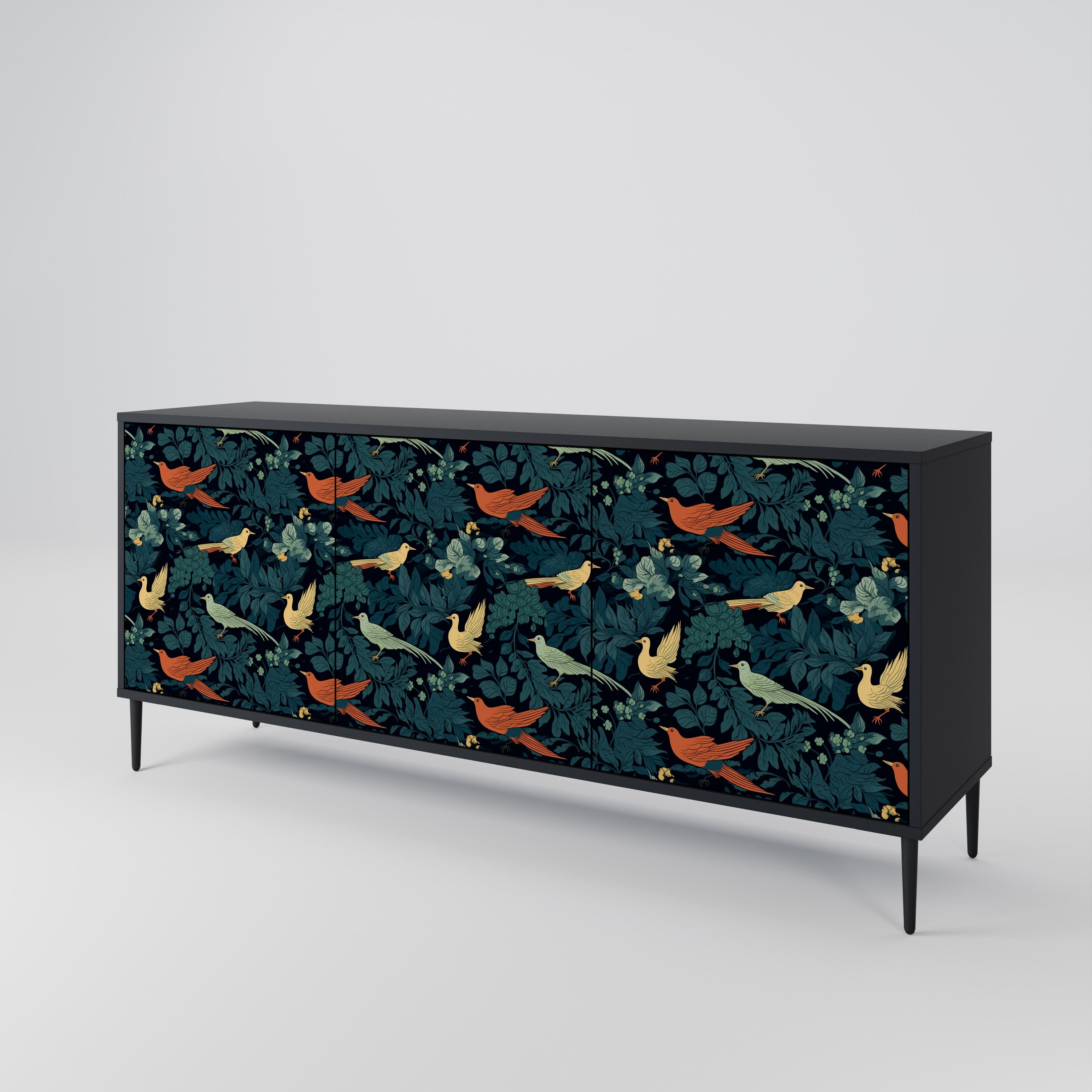 FOWL ORNAMENT 3-Door Sideboard