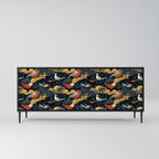 FOWLY DAZE 3-Door Sideboard in Black Finish